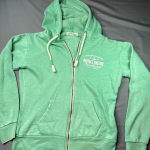 Ocean Drive Mint Green Fleece Hoodie Womens size medium